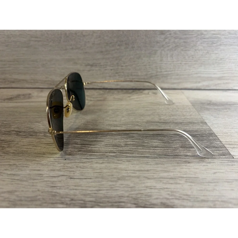 Ray Ban RB3025 Large Aviator Gold Metal Frame Mirrored Orange Lens 58 mm
